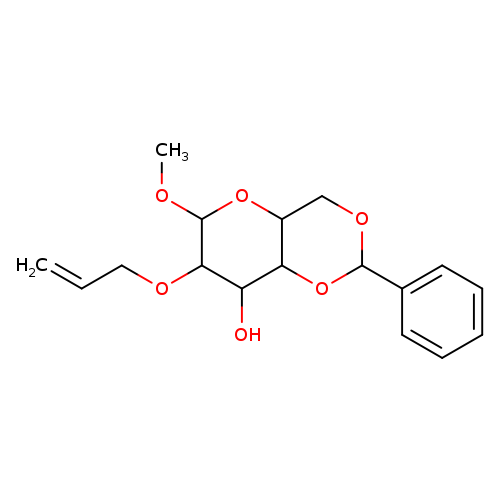 C=CCOC1C(OC)OC2C(C1O)OC(OC2)c1ccccc1