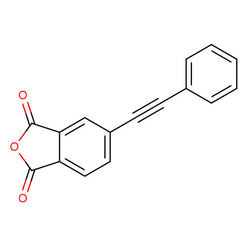 O=C1OC(=O)c2c1cc(C#Cc1ccccc1)cc2