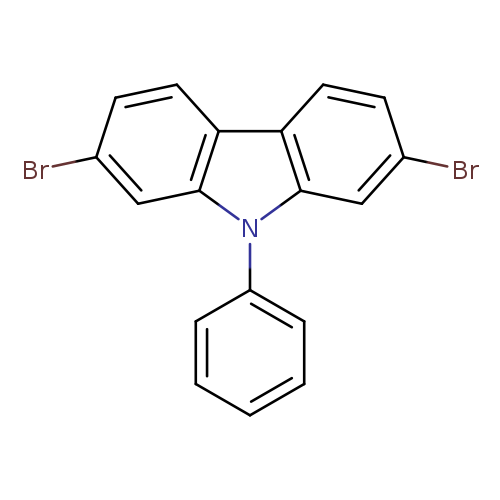 Brc1ccc2c(c1)n(c1ccccc1)c1c2ccc(c1)Br