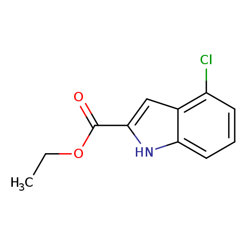 CCOC(=O)c1cc2c([nH]1)cccc2Cl