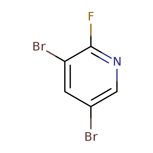 Brc1cnc(c(c1)Br)F