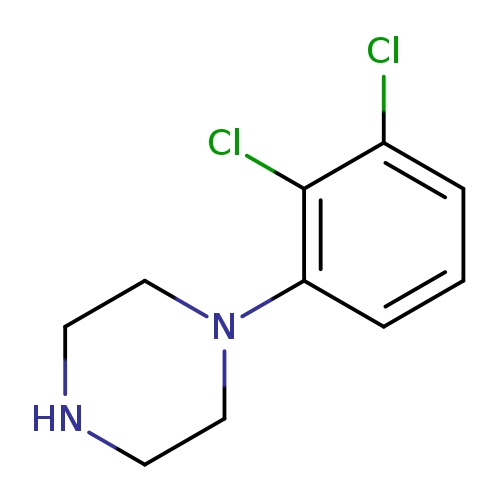 Clc1c(Cl)cccc1N1CCNCC1