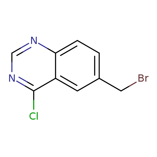 BrCc1ccc2c(c1)c(Cl)ncn2