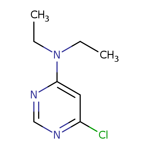 CCN(c1ncnc(c1)Cl)CC