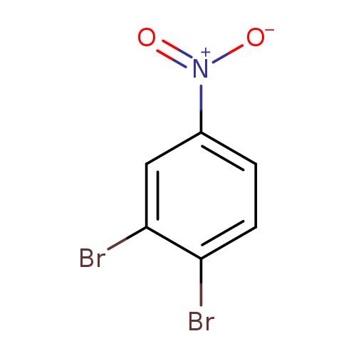 [O-][N+](=O)c1ccc(c(c1)Br)Br