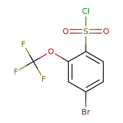 FC(Oc1cc(Br)ccc1S(=O)(=O)Cl)(F)F