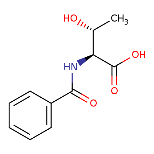 C[C@H]([C@@H](C(=O)O)NC(=O)c1ccccc1)O
