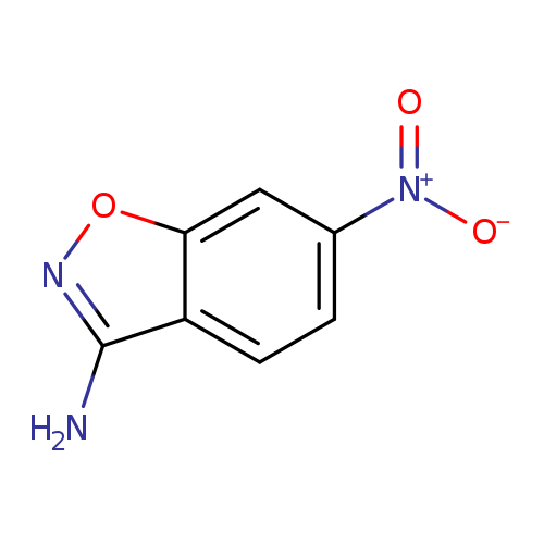 [O-][N+](=O)c1ccc2c(c1)onc2N