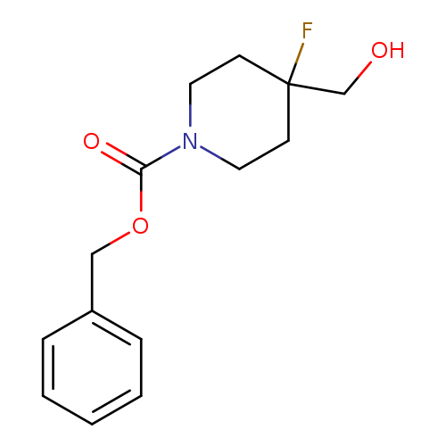 OCC1(F)CCN(CC1)C(=O)OCc1ccccc1