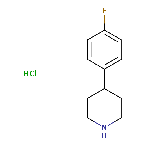 Fc1ccc(cc1)C1CCNCC1.Cl