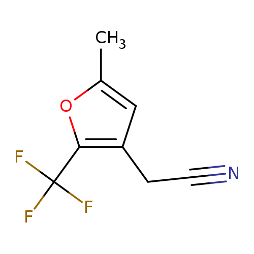 N#CCc1cc(oc1C(F)(F)F)C
