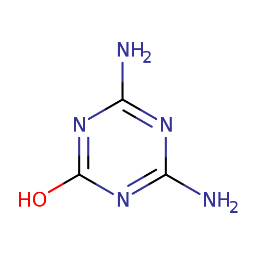 Nc1nc(N)nc(n1)O