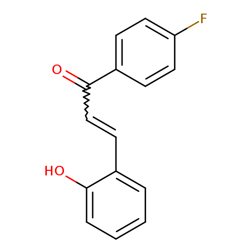Fc1ccc(cc1)C(=O)C=Cc1ccccc1O