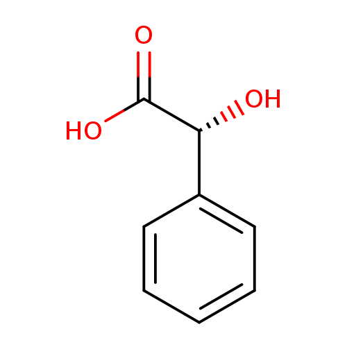 O[C@H](c1ccccc1)C(=O)O