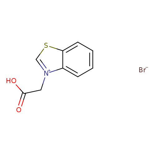 OC(=O)C[n+]1csc2c1cccc2.[Br-]
