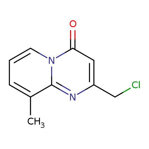 ClCc1cc(=O)n2c(n1)c(C)ccc2