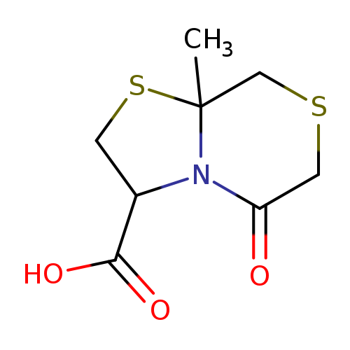 OC(=O)C1CSC2(N1C(=O)CSC2)C