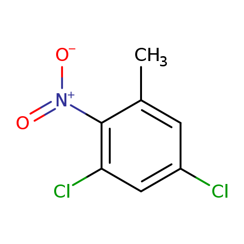 Clc1cc(C)c(c(c1)Cl)[N+](=O)[O-]