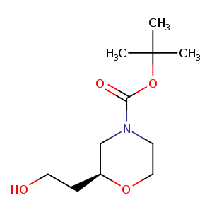 OCC[C@@H]1OCCN(C1)C(=O)OC(C)(C)C