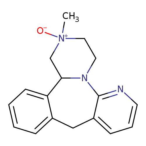 [O-][N+]1(C)CCN2C(C1)c1ccccc1Cc1c2nccc1