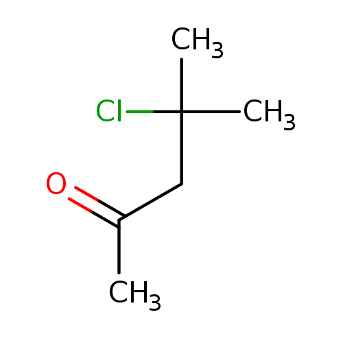 CC(=O)CC(Cl)(C)C