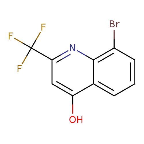 Brc1cccc2c1nc(cc2O)C(F)(F)F