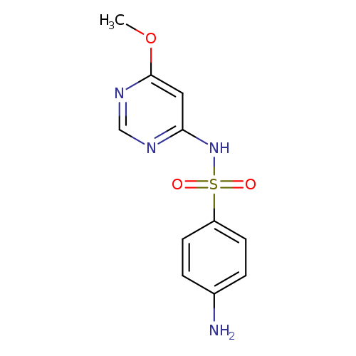 COc1ncnc(c1)NS(=O)(=O)c1ccc(cc1)N