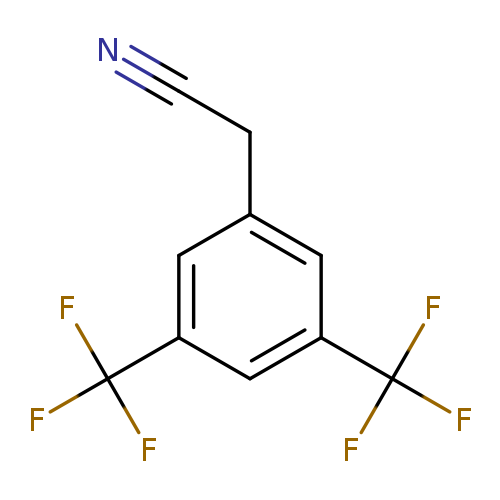 N#CCc1cc(cc(c1)C(F)(F)F)C(F)(F)F