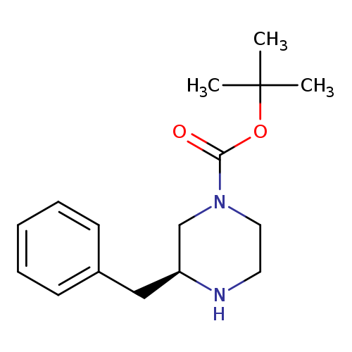 O=C(N1CCN[C@H](C1)Cc1ccccc1)OC(C)(C)C