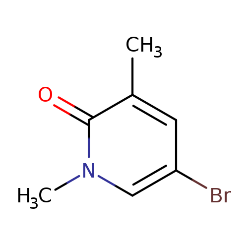 Brc1cc(C)c(=O)n(c1)C