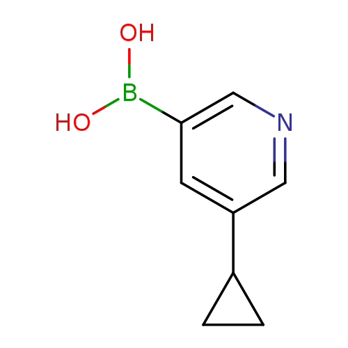 OB(c1cncc(c1)C1CC1)O