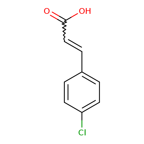 OC(=O)C=Cc1ccc(cc1)Cl