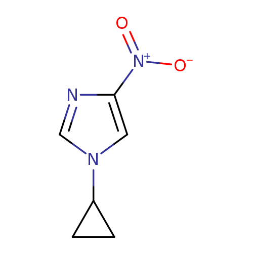 [O-][N+](=O)c1ncn(c1)C1CC1