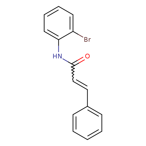 O=C(Nc1ccccc1Br)C=Cc1ccccc1