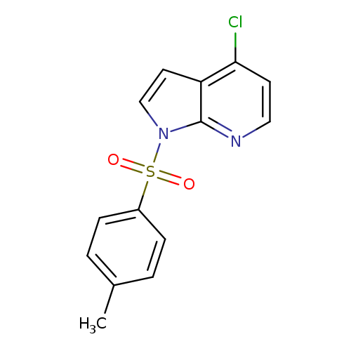 Cc1ccc(cc1)S(=O)(=O)n1ccc2c1nccc2Cl