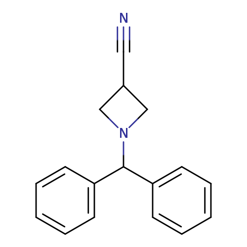 N#CC1CN(C1)C(c1ccccc1)c1ccccc1