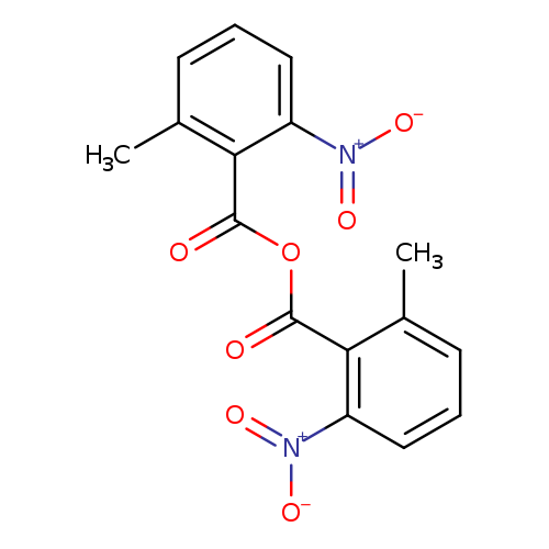 O=C(c1c(C)cccc1[N+](=O)[O-])OC(=O)c1c(C)cccc1[N+](=O)[O-]