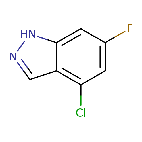 Fc1cc(Cl)c2c(c1)[nH]nc2