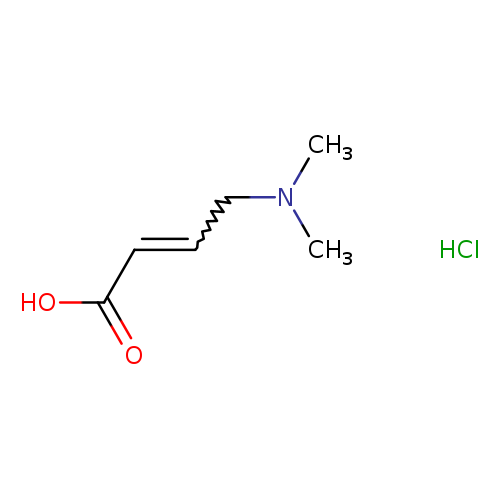 CN(CC=CC(=O)O)C.Cl