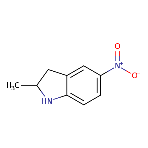 CC1Nc2c(C1)cc(cc2)[N+](=O)[O-]