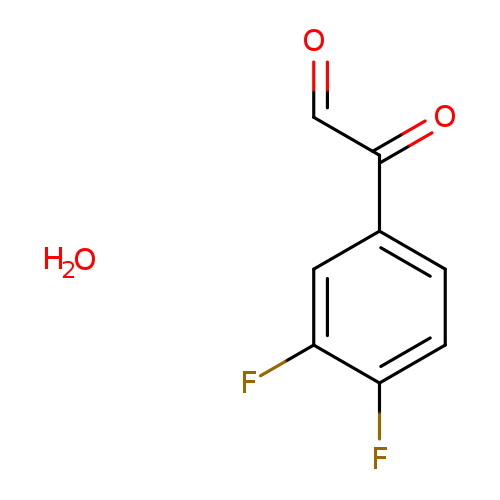 O=CC(=O)c1ccc(c(c1)F)F.O