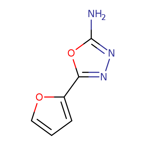 Nc1nnc(o1)c1ccco1