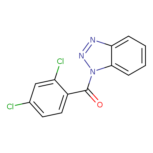 Clc1ccc(c(c1)Cl)C(=O)n1nnc2c1cccc2