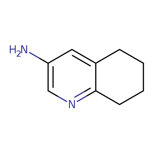Nc1cnc2c(c1)CCCC2