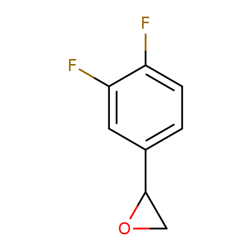 Fc1ccc(cc1F)C1CO1