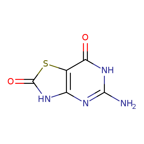 O=c1[nH]c2c(s1)c(=O)[nH]c(n2)N