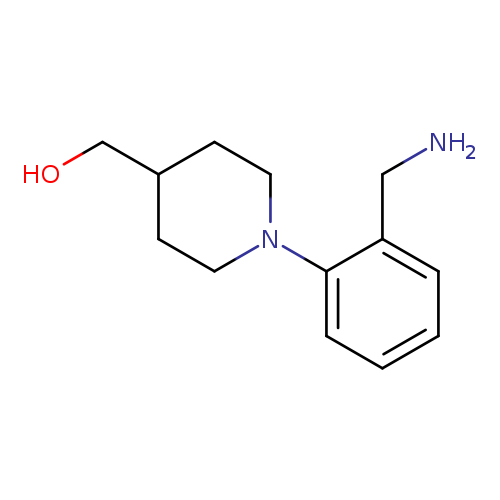 OCC1CCN(CC1)c1ccccc1CN