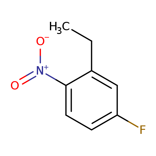 CCc1cc(F)ccc1[N+](=O)[O-]