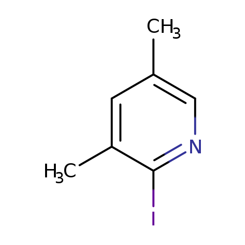 Cc1cnc(c(c1)C)I