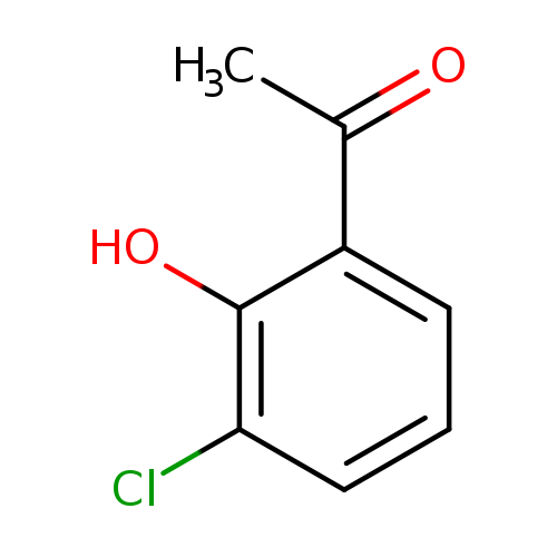 CC(=O)c1cccc(c1O)Cl